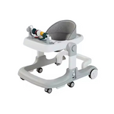 Foldable 3-in-1 Plastic Baby Walker with Silent Wheels for 6-12 Months